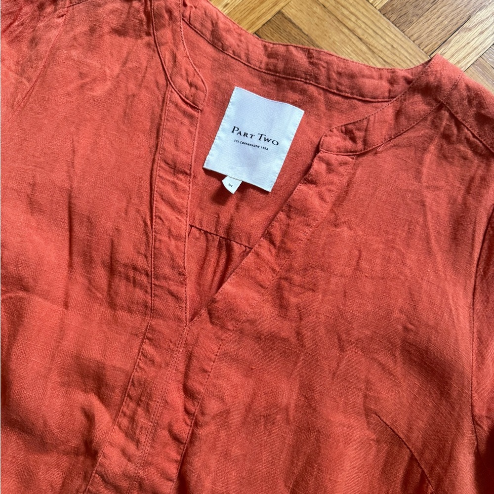 Part Two Linen Dress 🧡 - Picture 2 of 4